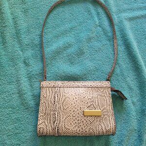 SNAKESKIN DESIGN LEATHER PURSE